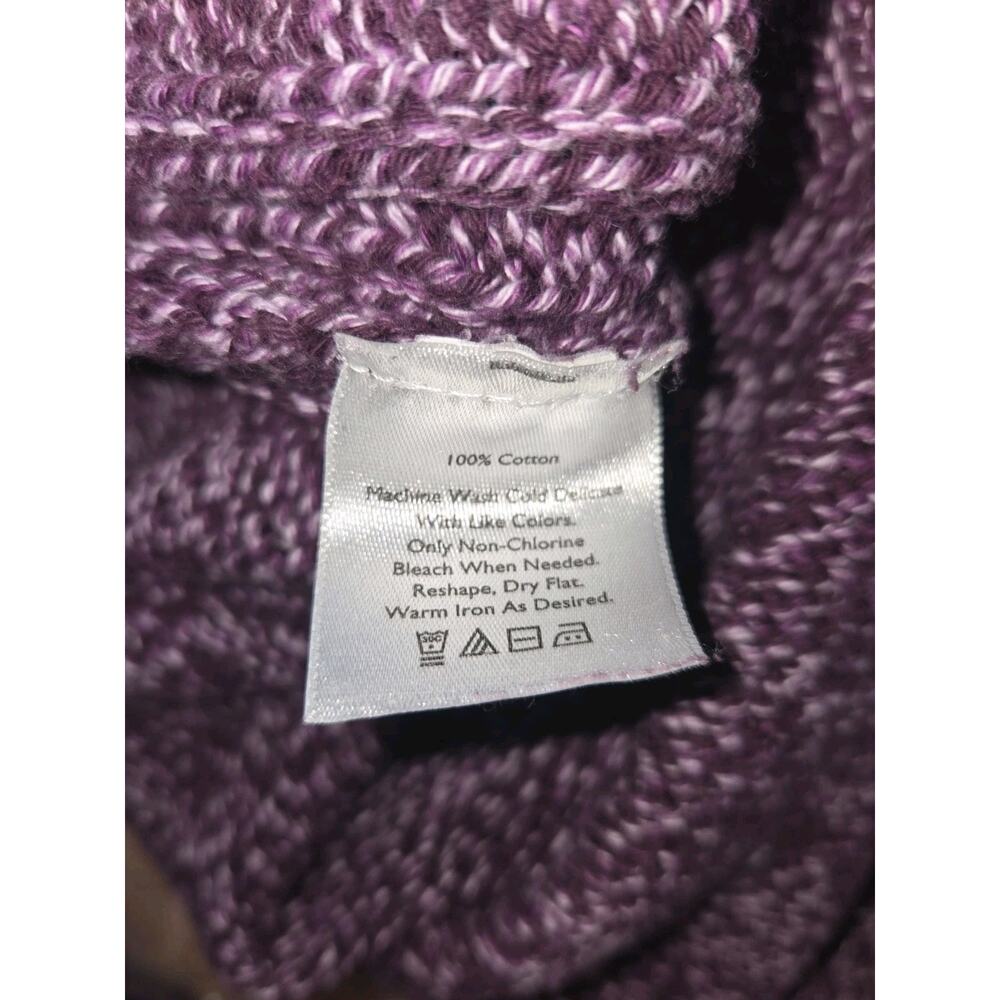 Eddie Bauer 1 Button 3/4 Sleeve 100% Cotton Cardigan Sweater US Womens Size XL - Picture 4 of 4
